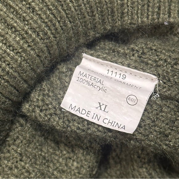 Women’s Olive Green Sweater - Picture 2 of 3